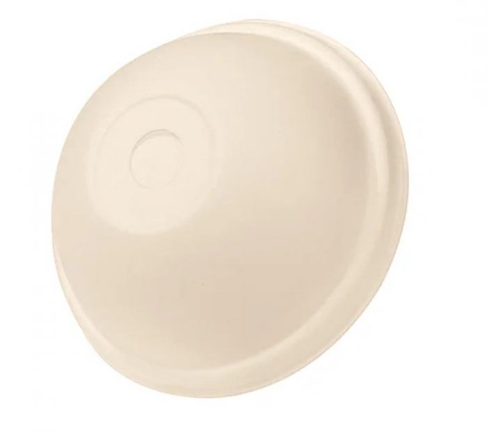 Domdeckel natur aus Bagasse Trinkhalmöffnung Ø9,0cm